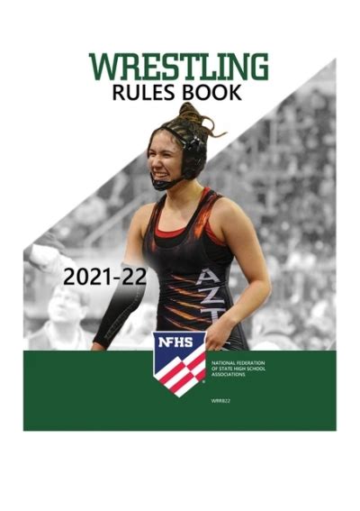 Rules Reminder NY STATE ADOPTED RULES -PAGE 66 2-33-1: Suggested speed-up rules Download <strong>NFHS</strong> Track & Field Rules <strong>Book PDF</strong> for free. . Nfhs wrestling rule book 202122 pdf